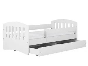 Kocot kids Detská posteľ Classic I biela, varianta 80x140, se šuplíky, s matrací