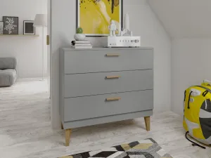 Kocot kids Dětská komoda Kubi 100 cm kašmír