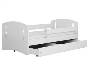 Kocot kids Detská posteľ Classic II biela, varianta 80x180, se šuplíky, s matrací