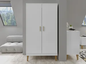 Kocot kids Dětská skříň Kubi 100 cm kašmír