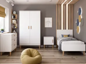 Kocot kids Dětská postel Kubi 180x80 kašmír, varianta 80x180, bez šuplíků, bez matrace