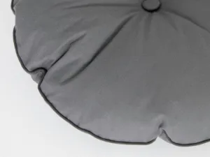 Dekoračný bavlnený vankúš GOMBÍK Zvoľte farbu: Modrá