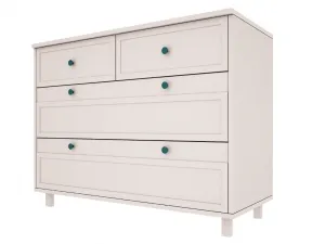 Úložná komoda do detskej izby VINTAGE so šuplíkmi
