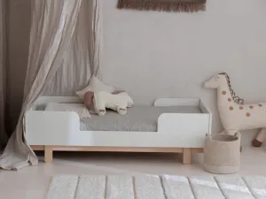 Rastúca detská postieľka BASIC 70x140 cm Zvoľte farbu: Mocca