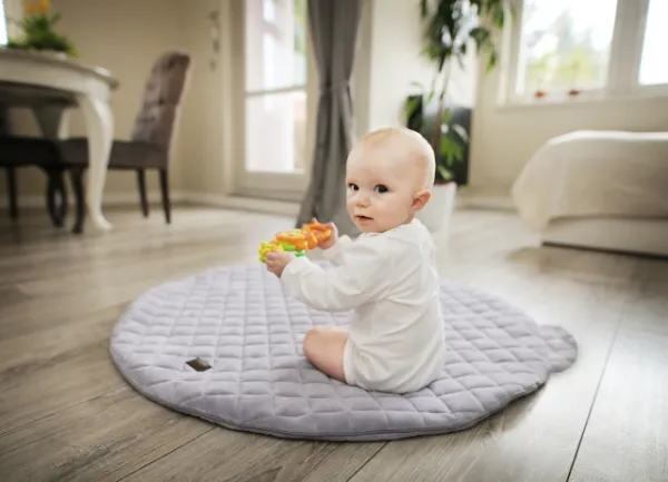 Hracia podložka Sleepee Royal baby Playing Mat sivá