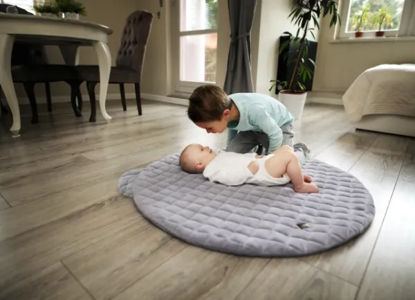 Hracia podložka Sleepee Royal baby Playing Mat sivá