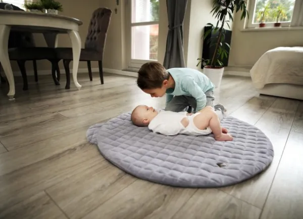 Hracia podložka Sleepee Royal baby Playing Mat modrá