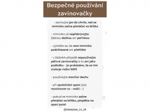 Zavinovačka Sleepee First Step Swaddle s čiapočkou zadarmo Eucalyptus