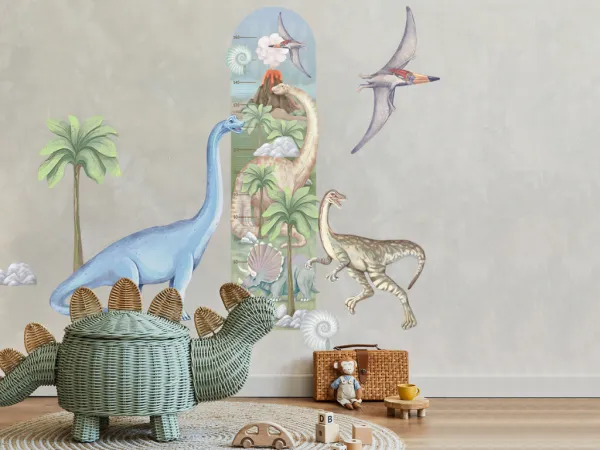 Samolepiaci meter na stenu DINOSAURI