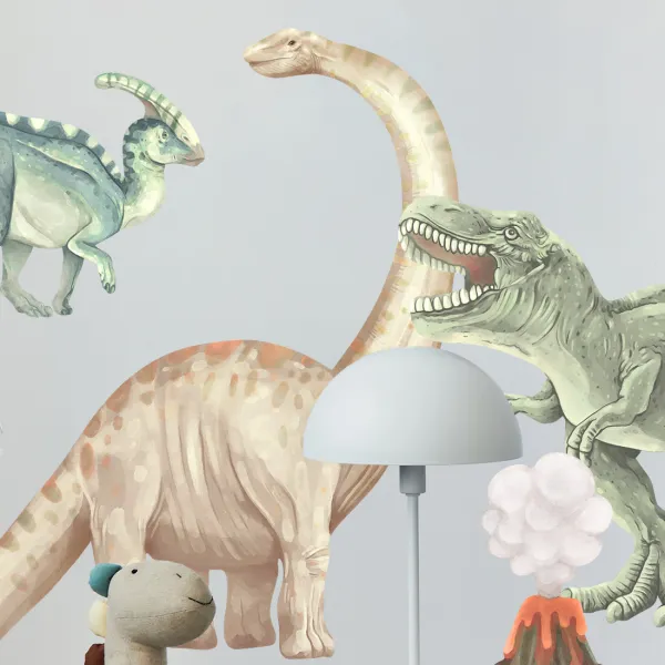 Samolepky na stenu do detskej izby DINOSAURI