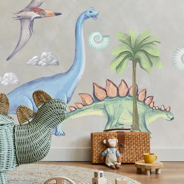 Detské samolepky na stenu DINOSAURI