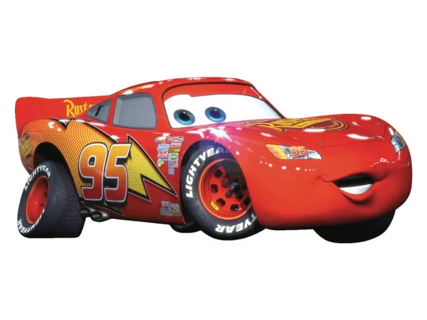Dekoratívna nálepka do detskej izby BLESK MCQUEEN z filmu Autá