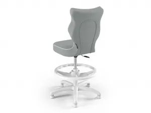 Detská ergonomická stolička k písaciemu stolu SIVÁ Zvoľte rozmer: dieťa 133 - 159 cm (výška stola 70 - 82 cm)