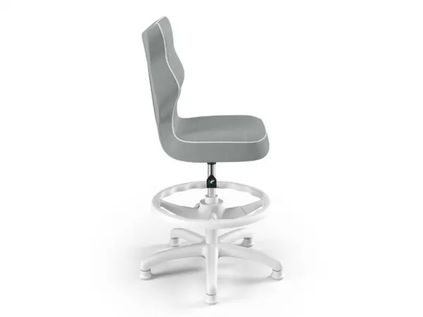 Detská ergonomická stolička k písaciemu stolu SIVÁ Zvoľte rozmer: dieťa 133 - 159 cm (výška stola 70 - 82 cm)