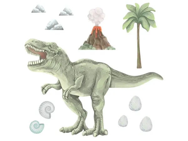 Nástenné samolepky do detskej izby T-REX