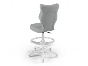 Ergonomická stolička pre deti k písaciemu stolu SIVÁ Zvoľte rozmer: dieťa 133 - 159 cm (výška stola 70 - 82 cm)