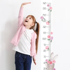Samolepiaci meter na stenu ZAJČIK do detskej izby RUŽOVÝ