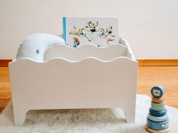 Detský úložný box na knižky Zvoľte farbu: Nelakovaná