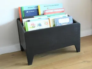 Drevený Montessori regál na knihy a hračky Zvoľte farbu: Nelakovaná