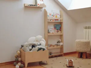 Detský úložný box na knižky Zvoľte farbu: Nelakovaná