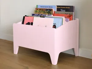 Drevený Montessori regál na knihy a hračky Zvoľte farbu: Nelakovaná