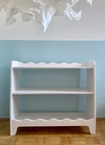 Detský Montessori policový regál Zvoľte farbu: Nelakovaná