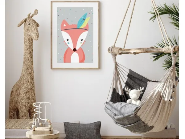 Detský plagát LÍŠKA na stenu Zvoľte rozmer: 20 x 30 cm