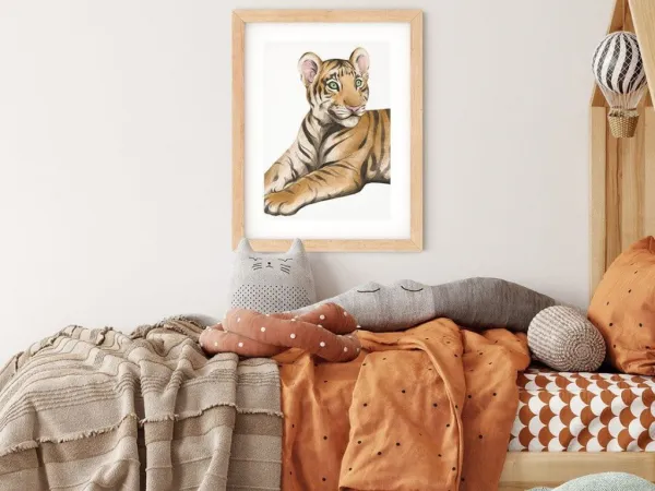 Plagát TIGER do detskej izby Zvoľte rozmer: 20 x 30 cm