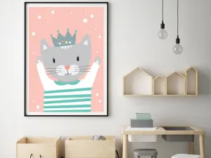 Plagát MAČKA do detskej izby Zvoľte rozmer: 30 x 40 cm