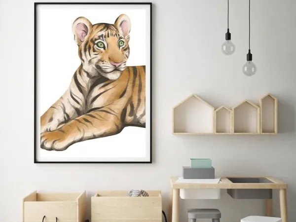 Plagát TIGER do detskej izby Zvoľte rozmer: 20 x 30 cm