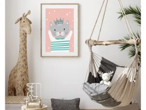 Plagát MAČKA do detskej izby Zvoľte rozmer: 30 x 40 cm
