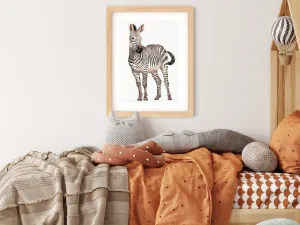 Plagát ZEBRA do detskej izby Zvoľte rozmer: 20 x 30 cm