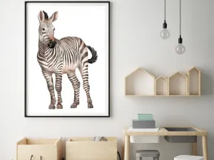Plagát ZEBRA do detskej izby Zvoľte rozmer: 20 x 30 cm