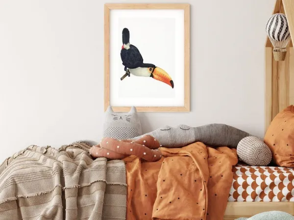 Plagát na stenu TUKAN do detskej izby Zvoľte rozmer: 20 x 30 cm