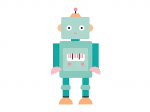 Detský plagát ROBOT na stenu Zvoľte rozmer: 20 x 30 cm