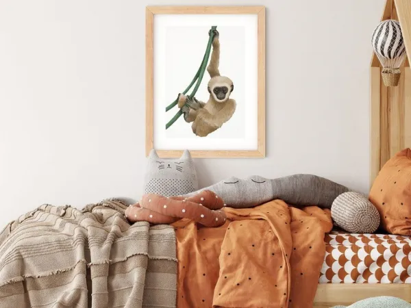 Plagát na stenu OPICE do detskej izby Zvoľte rozmer: 30 x 40 cm