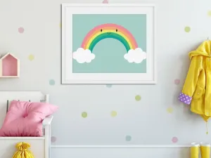 Plagát na stenu DUHA do detskej izby Zvoľte rozmer: 20 x 30 cm