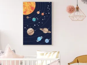 Plagát SLNEČNÁ SÚSTAVA do detskej izby Zvoľte rozmer: 20 x 30 cm