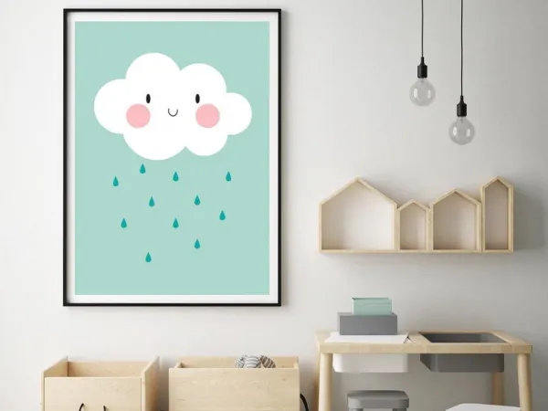 Plagát na stenu MRAK do detskej izby MINT Zvoľte rozmer: 20 x 30 cm