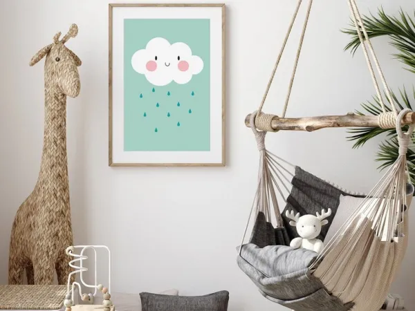 Plagát na stenu MRAK do detskej izby MINT Zvoľte rozmer: 20 x 30 cm
