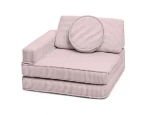 Rozkladacie penové kreslo z menčestra ARMCHAIR Zvoľte farbu: Hnedá