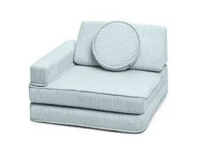Rozkladacie penové kreslo z menčestra ARMCHAIR Zvoľte farbu: Hnedá