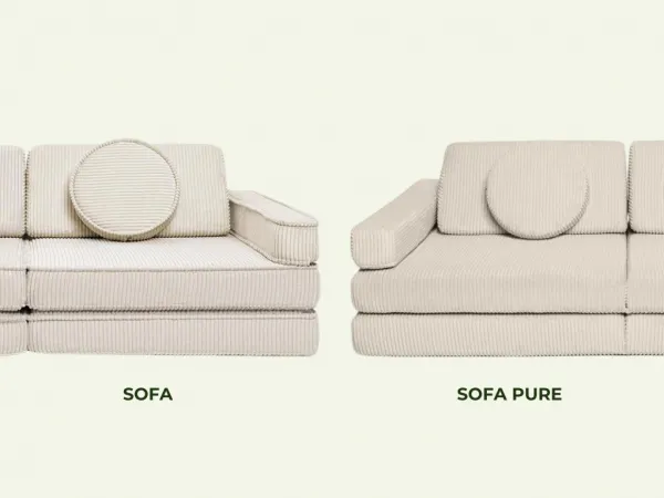 Veľký multifunkčný skladací bunker z menčestra SOFA PURE Zvoľte farbu: Hnedá