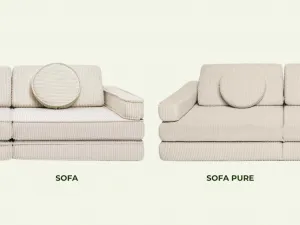 Veľký multifunkčný skladací bunker z menčestra SOFA PURE Zvoľte farbu: Hnedá