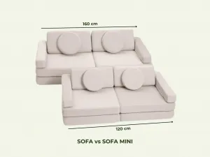 Veľký multifunkčný skladací bunker z menčestra SOFA PURE Zvoľte farbu: Hnedá