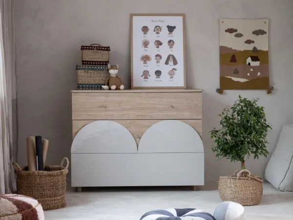 Komoda s tromi šuplíkmi BLOOM do detskej izby