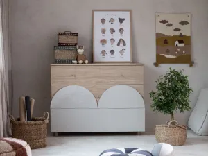 Komoda s tromi šuplíkmi BLOOM do detskej izby