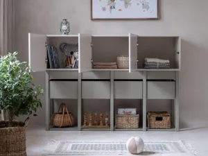 Úložná komoda nielen do detskej izby TWEENS eukalyptová