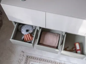 Úložná komoda nielen do detskej izby TWEENS eukalyptová