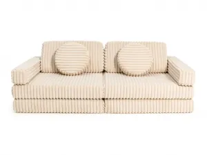 Multifunkčná skladacia pohovka SOFA z menčestra Zvoľte farbu: Béžová